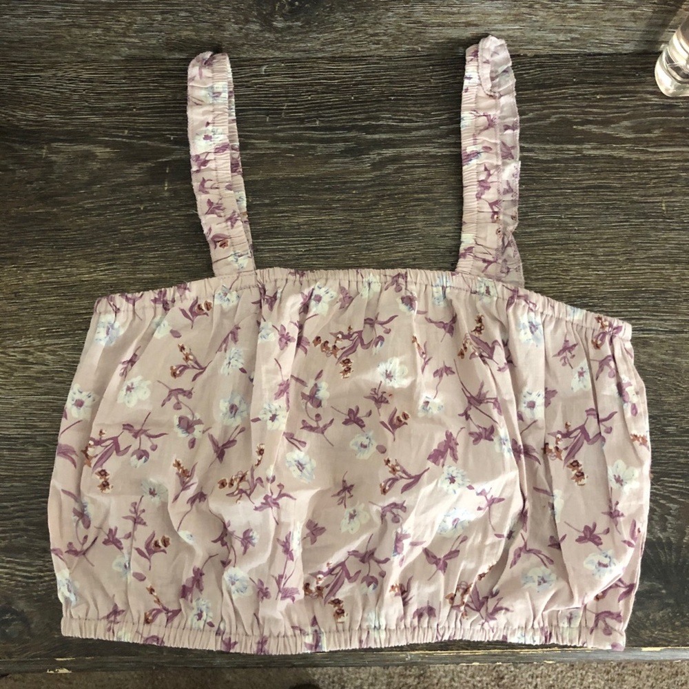 Ruffle crop top